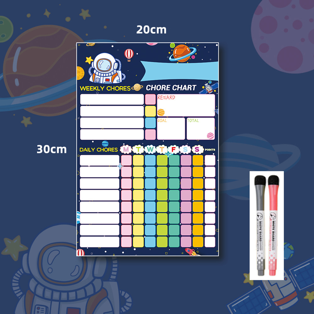 Dry Erase Weekly - Zachowaj porządek dzięki magnetycznemu tygodniowemu planerowi