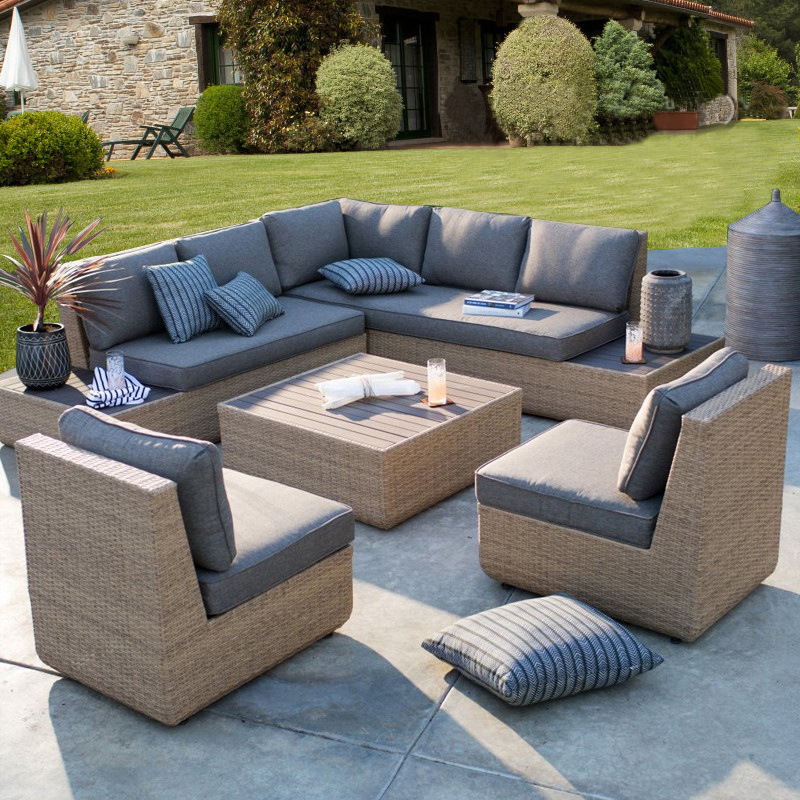 Office Furniture For Sale - Sofa ogrodowa na zewnątrz, rattan, ogród,