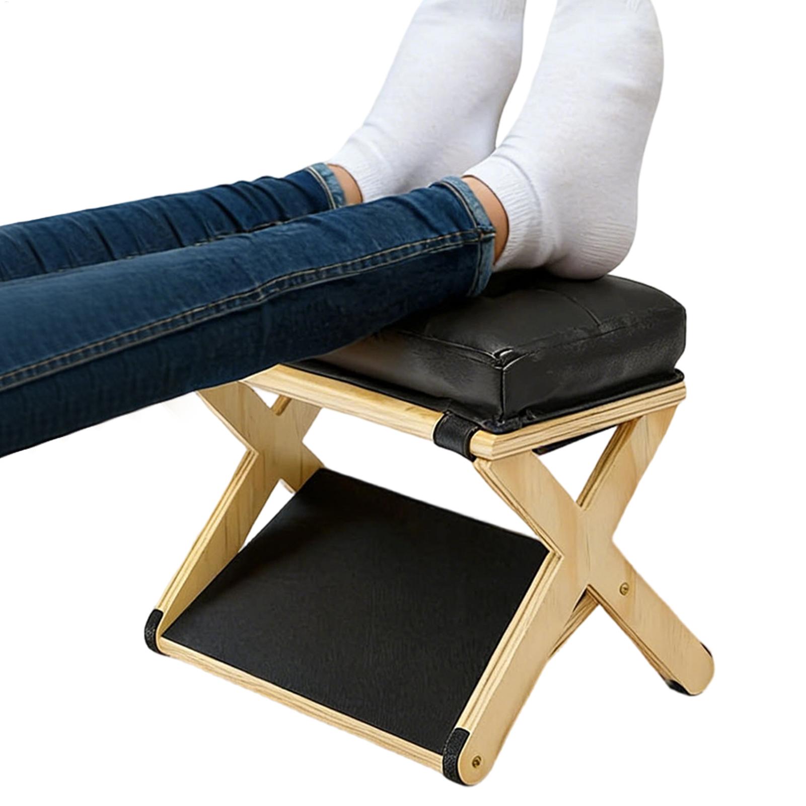 Office Furniture For Sale - Podnóżek pod biurko drewniany dwuwarstwowy antypoślizgowy