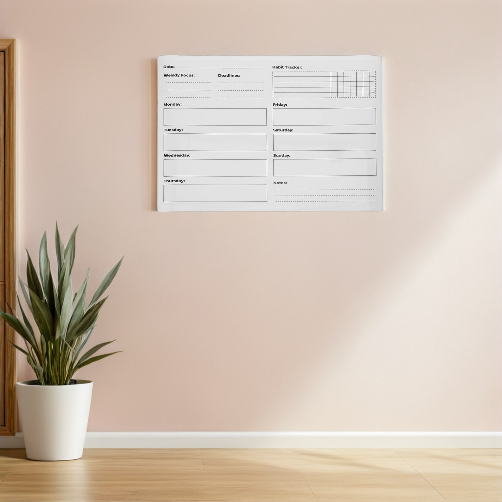 Tygodniowy, zdejmowany, samopr – Dry Erase Weekly recenzja i cena