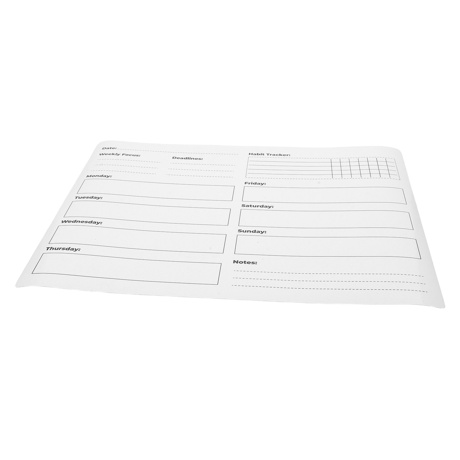 Tygodniowy, zdejmowany, samopr – Dry Erase Weekly recenzja i cena