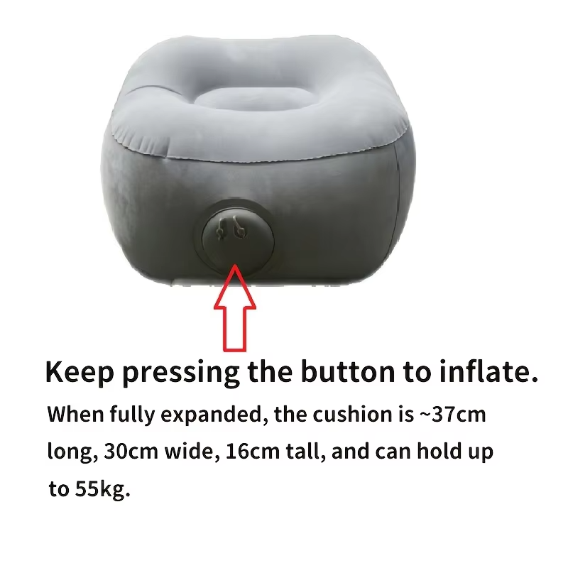 Nadmuchiwana poduszka pod stop – Office Footrest Cushion recenzja i cena