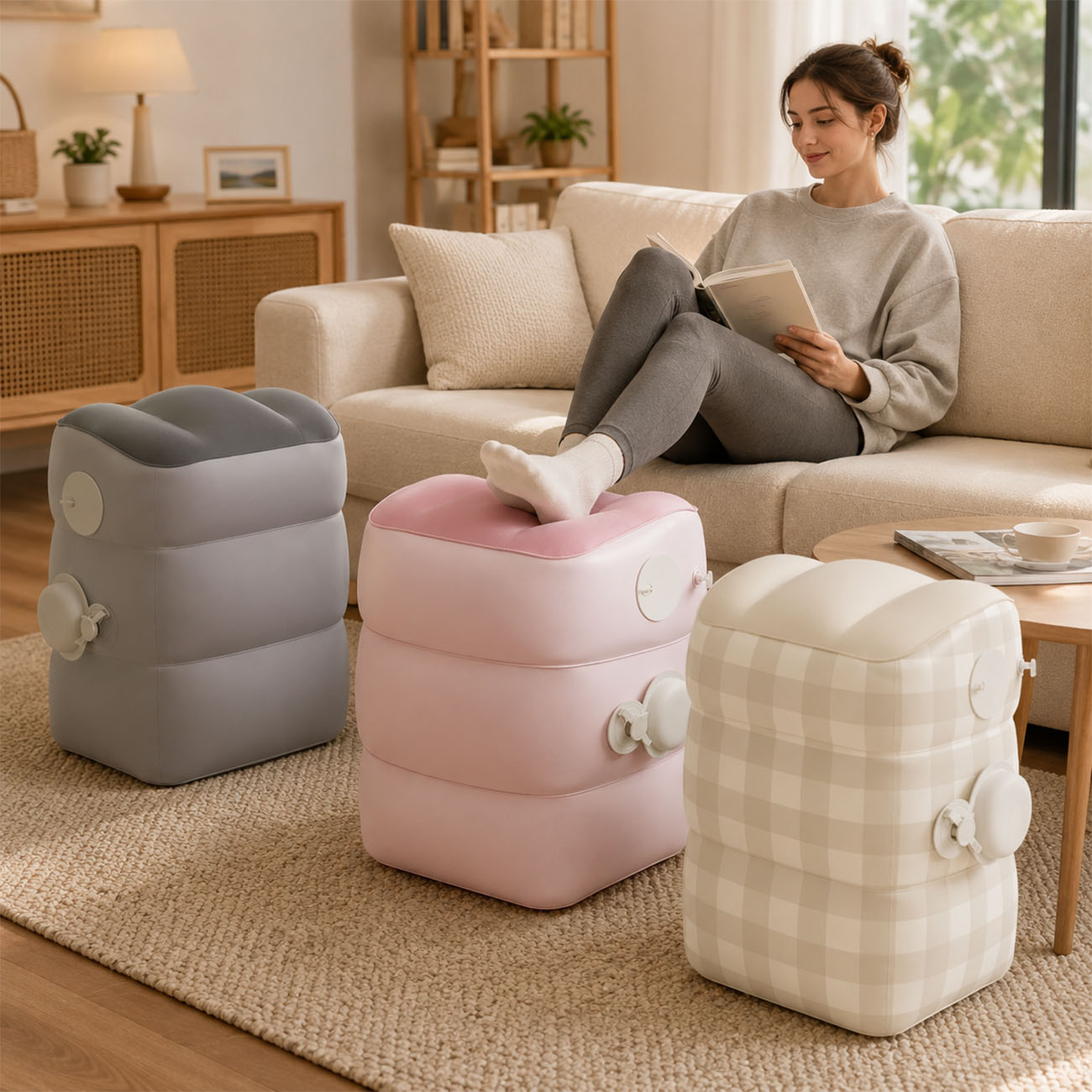 1 szt. Nadmuchiwana poduszka p – Office Footrest Cushion recenzja i cena