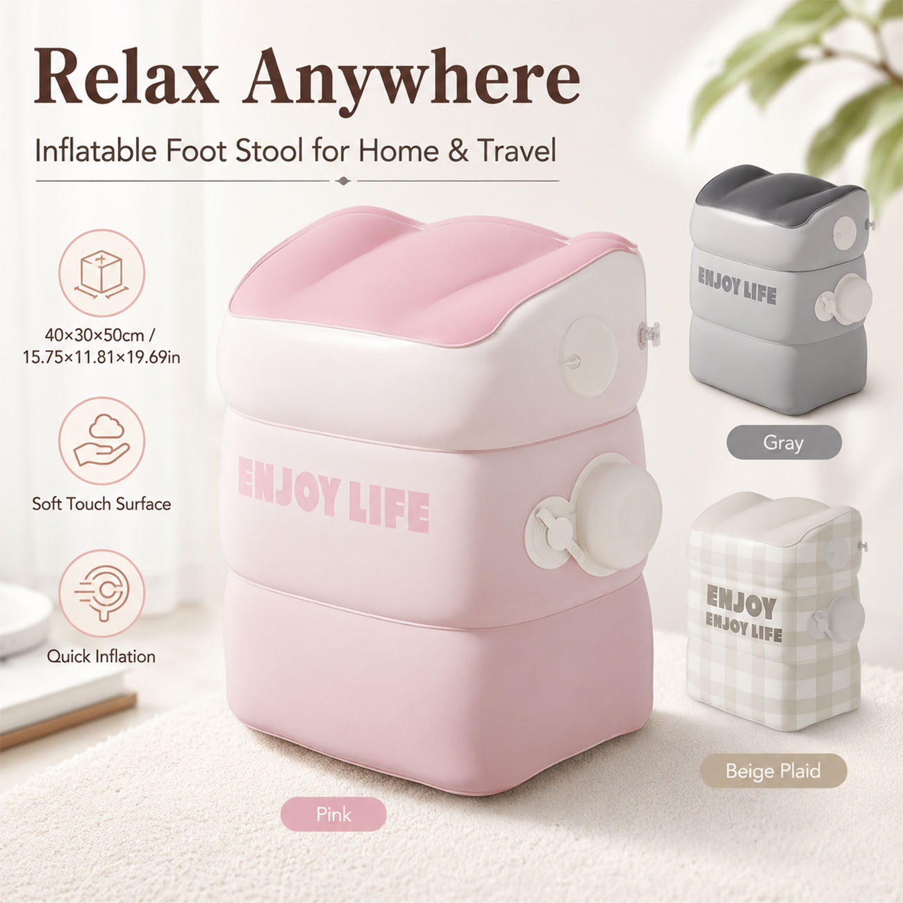 1 szt. Nadmuchiwana poduszka p – Office Footrest Cushion recenzja i cena