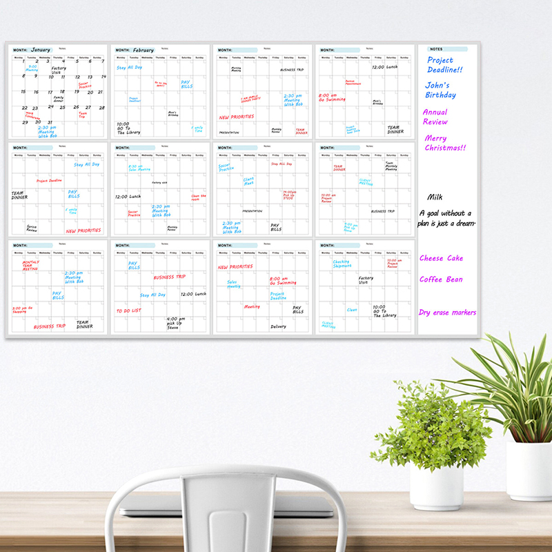 Kalendarz miesięczny i tygodni – Dry Erase Weekly recenzja i cena