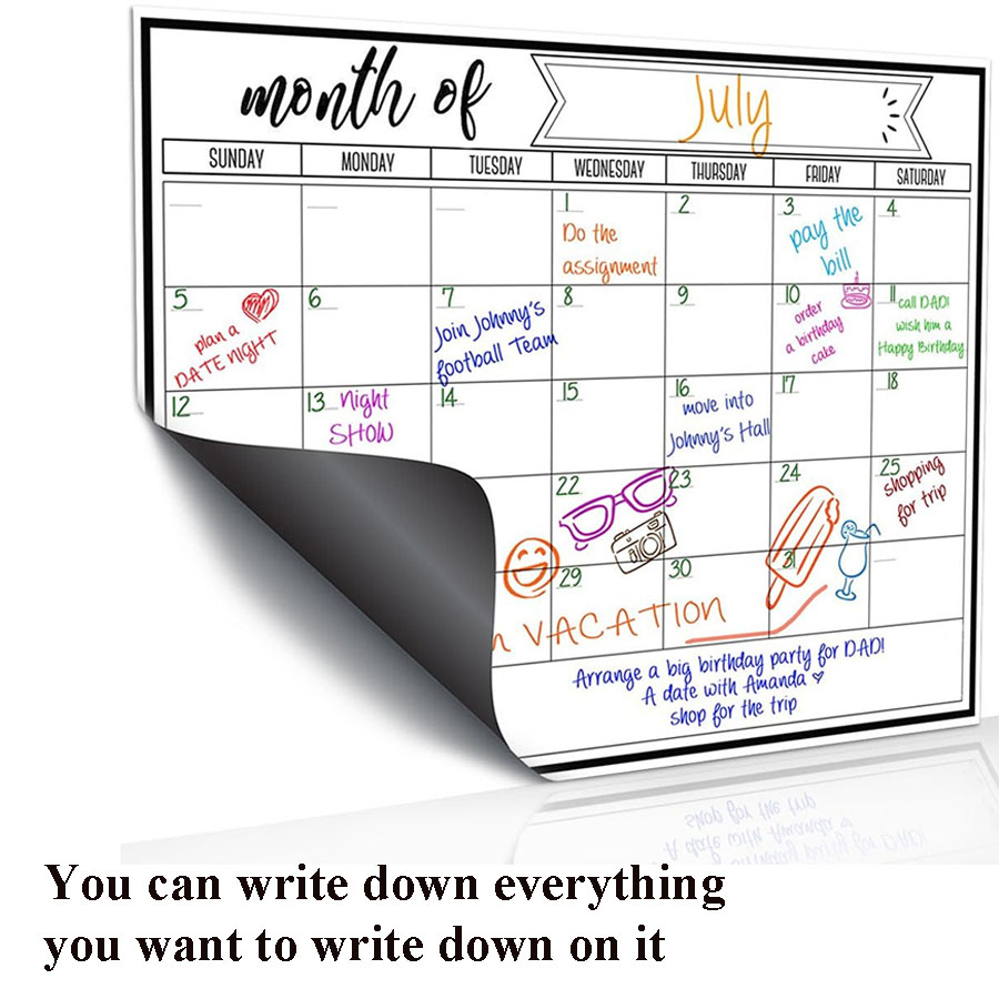 Magnetyczna tablica suchościer – Dry Erase Weekly recenzja i cena