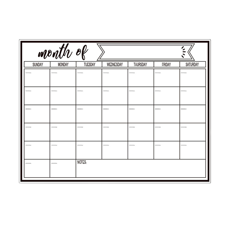 Magnetyczna tablica suchościer – Dry Erase Weekly recenzja i cena