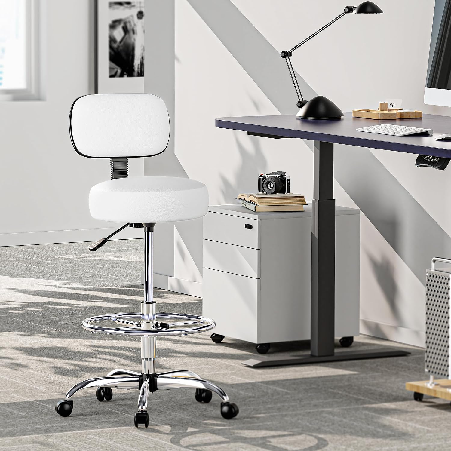 Krzesło techniczne SUPERJARE z – Office Footrest Cushion recenzja i cena