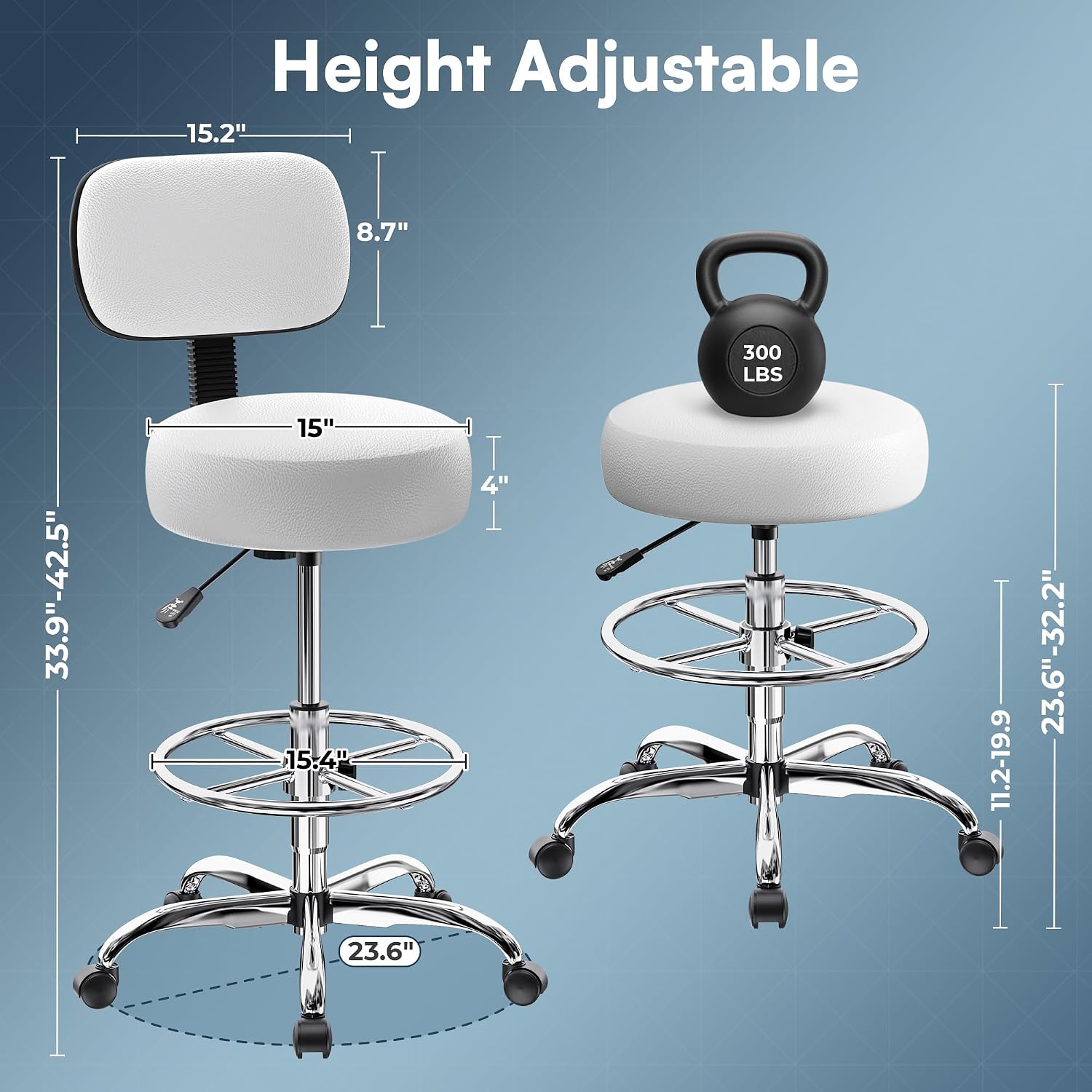 Krzesło techniczne SUPERJARE z – Office Footrest Cushion recenzja i cena