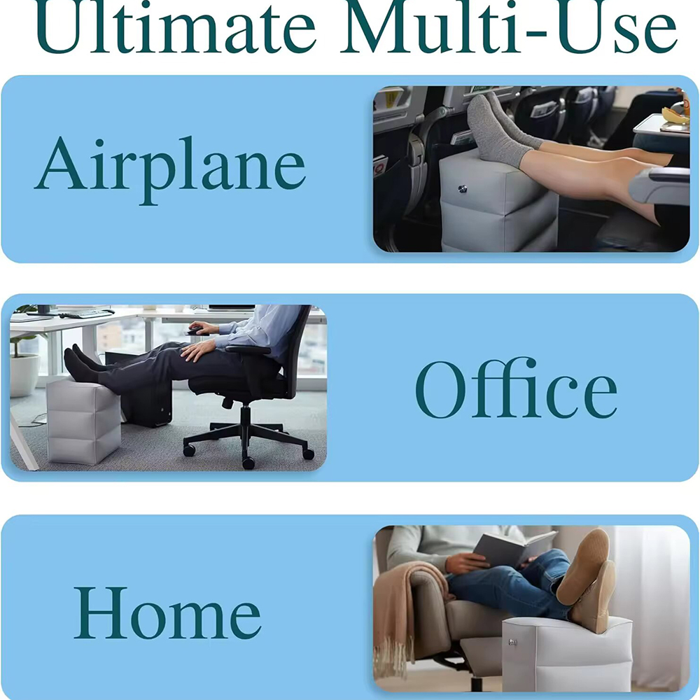 Przenośna, nadmuchiwana podusz – Office Footrest Cushion recenzja i cena
