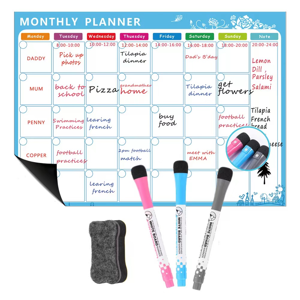 1 zestaw lodówka magnetyczna k – Dry Erase Weekly recenzja i cena
