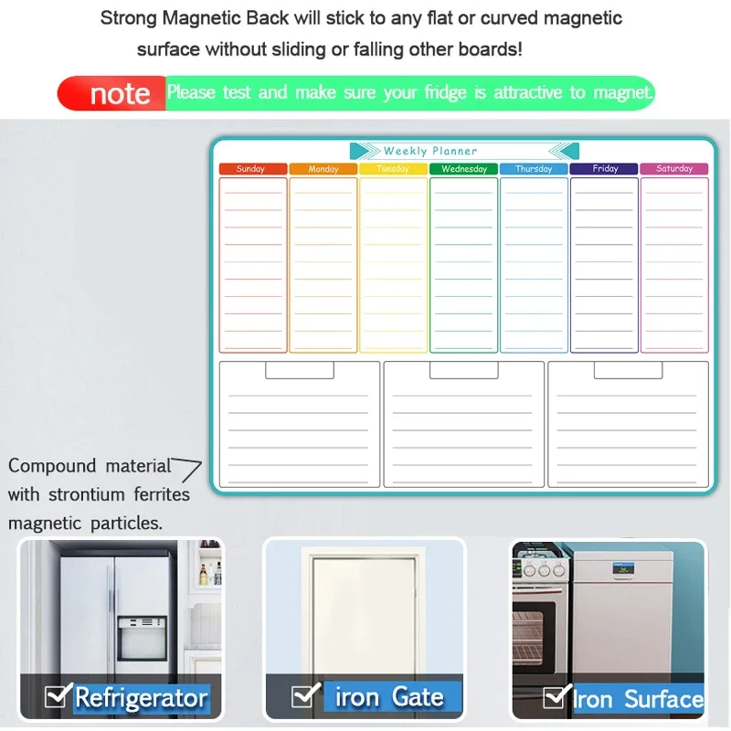 Magnetyczny terminarz tygodnio – Dry Erase Weekly recenzja i cena