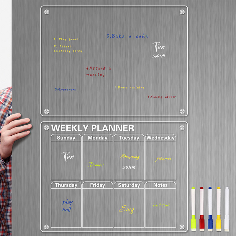 1 SZT. Przezroczysta Magnetycz – Dry Erase Weekly recenzja i cena