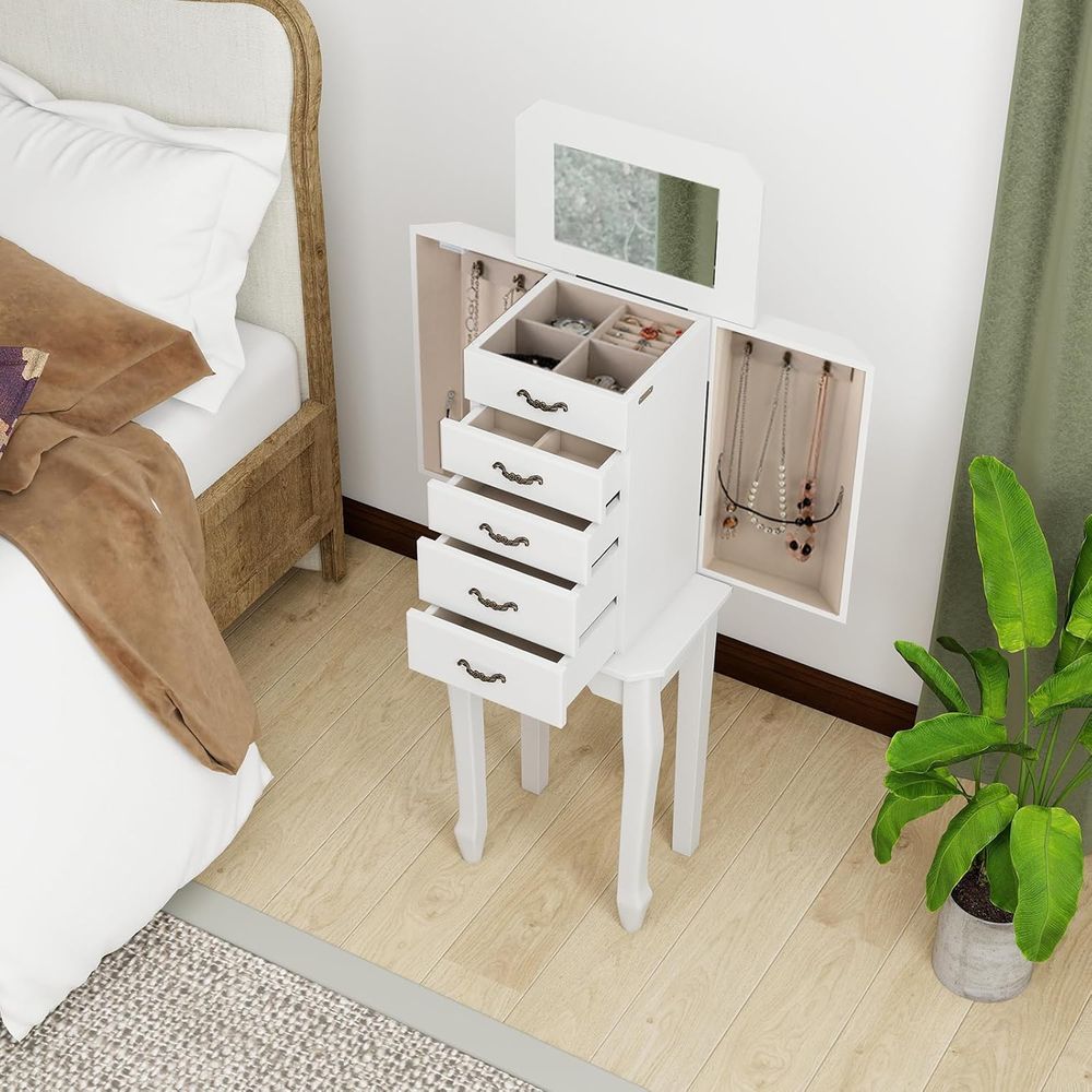 Biała szafka na biżuterię z lu – Drawer Organizer Tray recenzja i cena