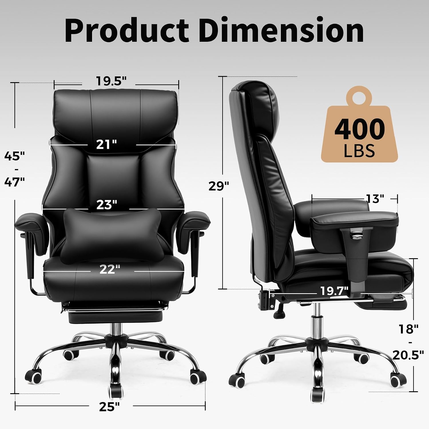 Krzesło gamingowe Big & Tall o – Office Footrest Cushion recenzja i cena
