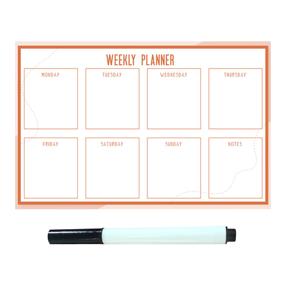 Samoprzylepny tygodniowy kalen – Dry Erase Weekly recenzja i cena