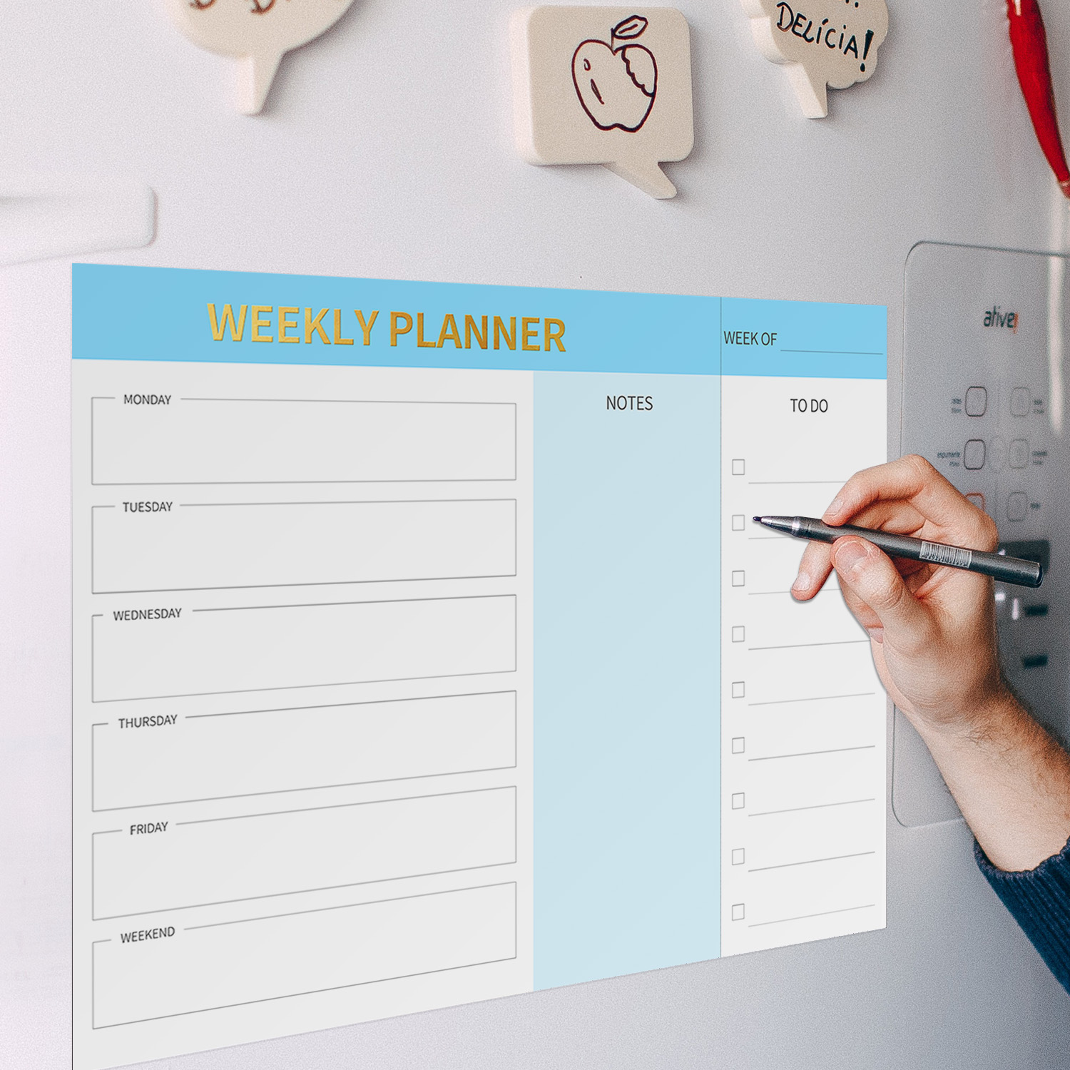 Magnetyczna tablica tygodniowa – Dry Erase Weekly recenzja i cena