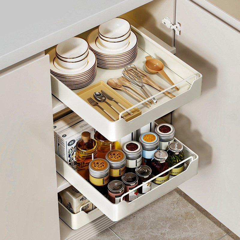 Metalowy organizer kuchenny z  – Drawer Organizer Tray recenzja i cena