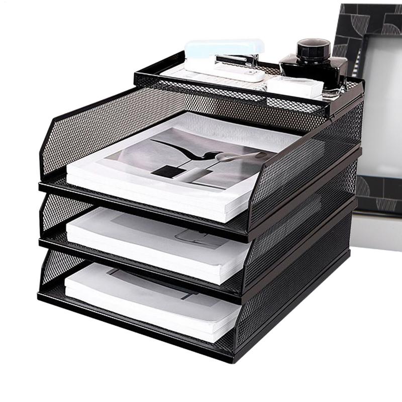 Metalowe tace biurkowe z siatk – Drawer Organizer Tray recenzja i cena
